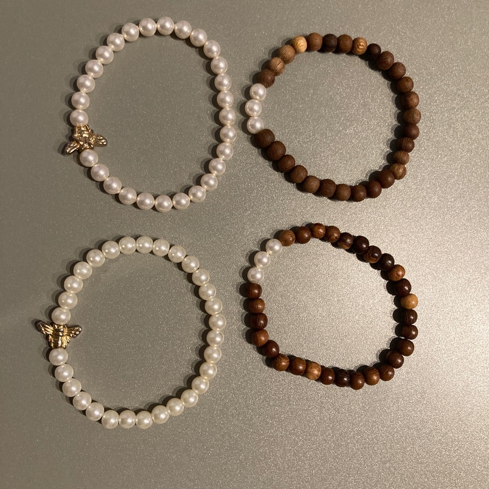 Set of 4 Stacking Bracelets